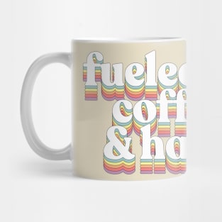 Coffee and Hate / Typographic Design Mug
